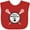 Red, variant on Inktastic Future Lacrosse Star childs Boys or Girls Baby Bib