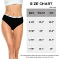 thumbnail image 4 of ESHOO 8-16T Teen Girls Cotton Underwear Hipster Briefs Undies Period Panties for Teenager Big Girls Pack of 6, 4 of 8