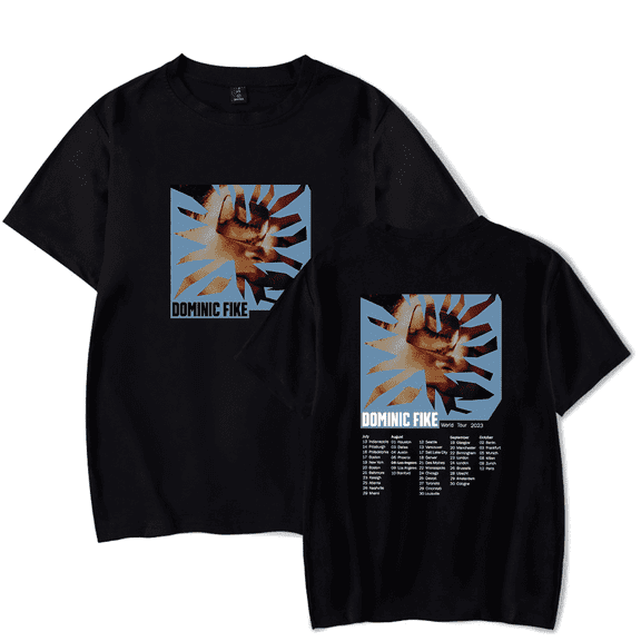 Dominic Fike World Tour 2023 T Shirts Tracklist Merch Tee Women Mens T-shirts For Fans Short Sleeve Summer Y2k Top