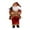 H, variant on HCTSHG 12 Inch Christmas Santa Table Decor, Features a Chef Santa Claus Standing Figurine Holding a Plate, Ideal for Christmas and New Year Home Party Holiday Decoration