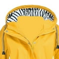 thumbnail image 5 of Chaqueta cortavientos con capucha de talla grande para mujer, abrigo de escalada, impermeable, para lluvia, 5 of 5