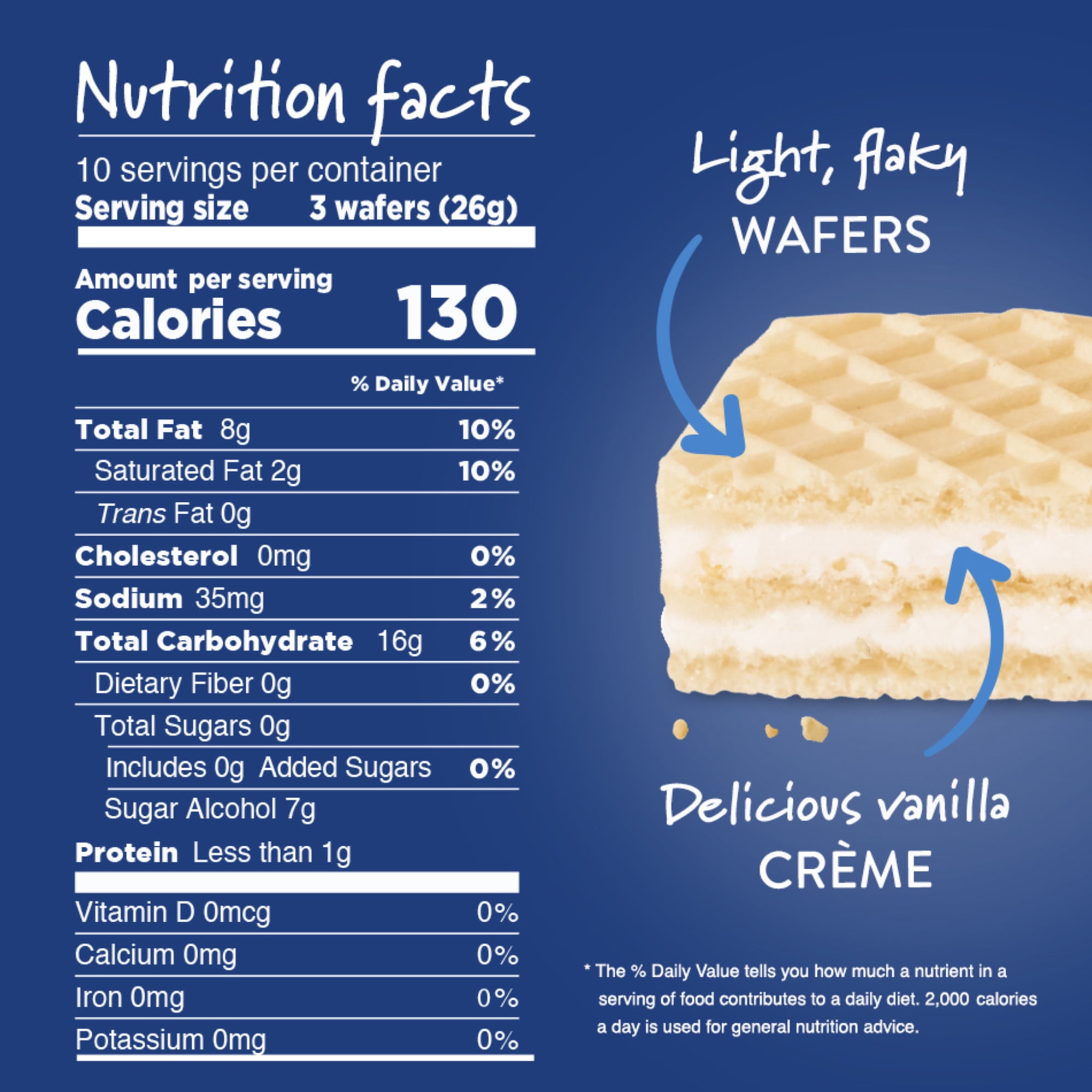 VOORTMAN Bakery Zero Sugar Vanilla Wafer Cookies 9 oz