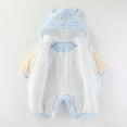 thumbnail image 3 of WOYY Boys Jumpsuit Cartoon Long Sleeve Hooded Romper Winter Warm Playsuit, 3 of 3
