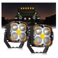 thumbnail image 2 of Linterna LED 10000 lúmenes, 5000 mAh USB recargable 26650 batería incluida, 54 modos de luz, zoom, largo tiempo de trabajo linterna táctica de mano para camping, senderismo, caza, emergencia, 2 of 8