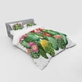 thumbnail image 3 of Ambesonne Cactus Bedding Set 3 Pcs, Saguaro Tropical Garden, Twin XL, Multicolor, 3 of 3