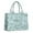 White And Blue, variant on Large Capacity Tote Bag,White and Black Of Leopard Print Handbag Fashion Luxury Tote Bag,15.7"x13"x 5.1" Inches,Laptop Compatible