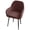 Dark Coffee, variant on AIGIA Curved Back Dining Room Chair Covers with Arms Stretch Swivel Bar Stool Chair Slipcover with Armrest for Kitchen Office Desk ﻿