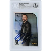 Finn Balor WWE Autographed 2020 Topps Chrome Refractors #27 Beckett Fanatics Witnessed Authenticated Card - Fanatics Authentic Certified
