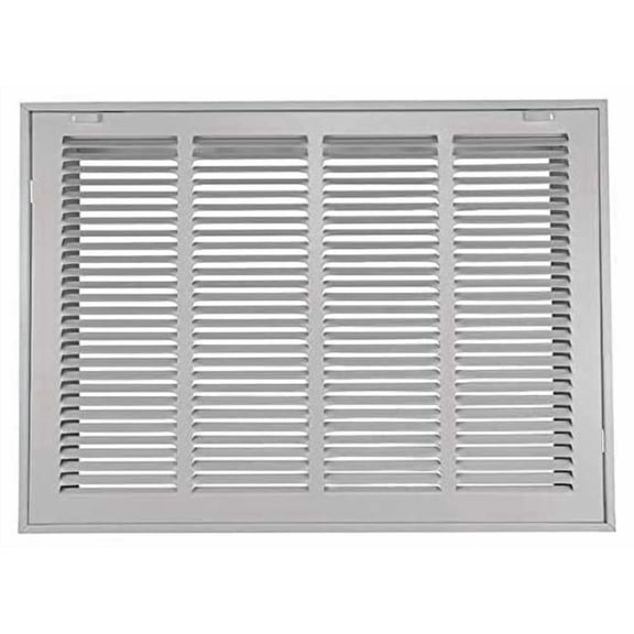 Filtered Return Air Grille, 20 X 30, White, Steel