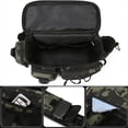 thumbnail image 3 of Mochila para Aparejos de Pesca Caja de Señuelos Bolsa de Almacenamiento de Equipo Riñonera Mochila para Pesca con Mosca con Soporte para Caña Bolso Bandolera-A, 3 of 5