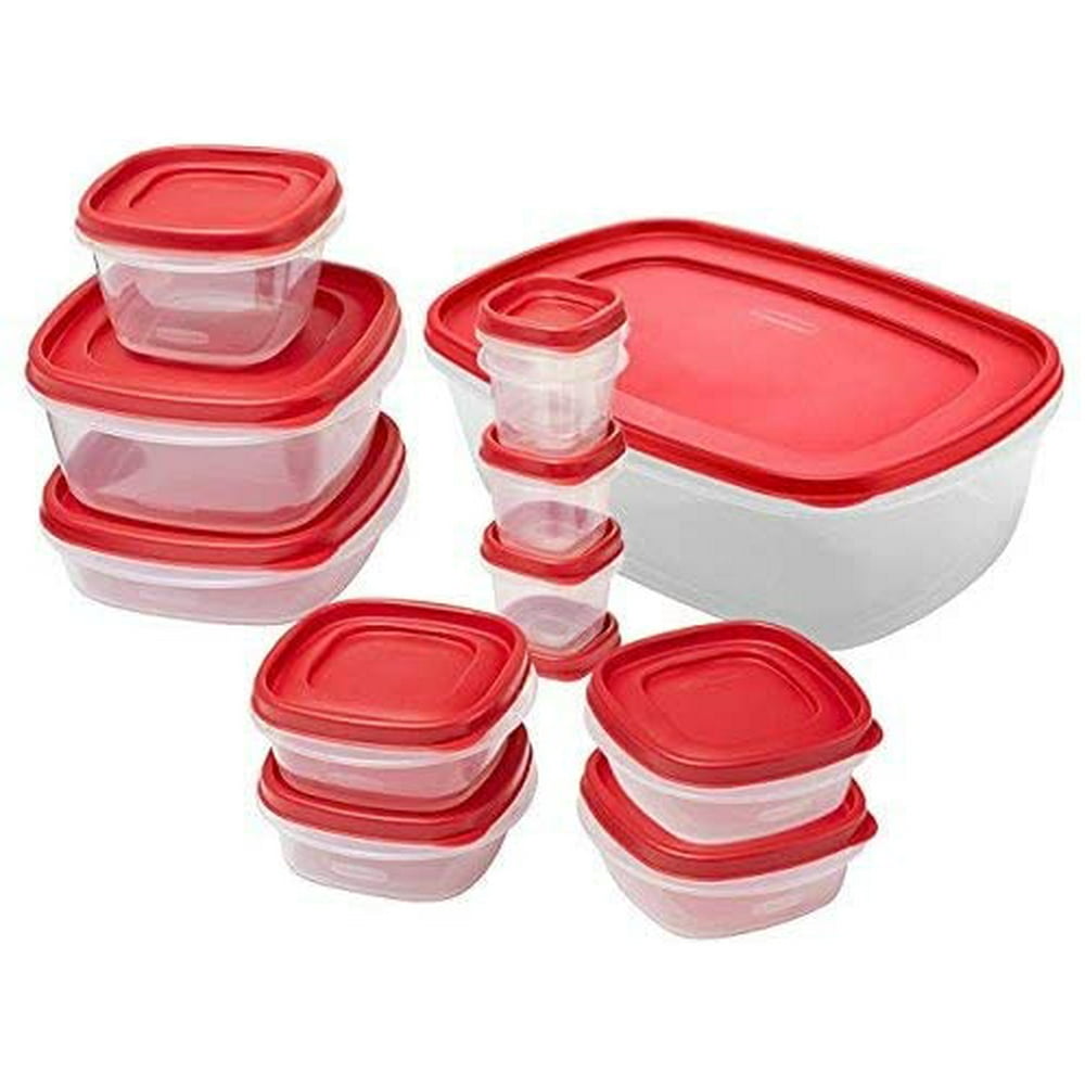 Rubbermaid Easy Find Vented Lids Food Storage Containers, 24-Piece Set - Walmart.com - Walmart.com