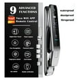 thumbnail image 3 of Door Lock, Full Automatic TUYA APP 3D Recognition Smart Door Lock Finrprint Password Outdoor Waterproof 6068 Intellint Door Locks ,Easy to Install, 3 of 7