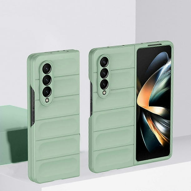 Galaxy Z Fold 5 Case, Silicone Gel Rubber Bumper Slim Hard PC Thin Shockproof Protective Phone Case for Samsung Galaxy Z Fold 5