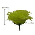 thumbnail image 2 of Admired By Nature 18 Stems Artificial Full Blooming Rose with Greenery Flower Bush, Kiwi/Lavender, 2 of 3