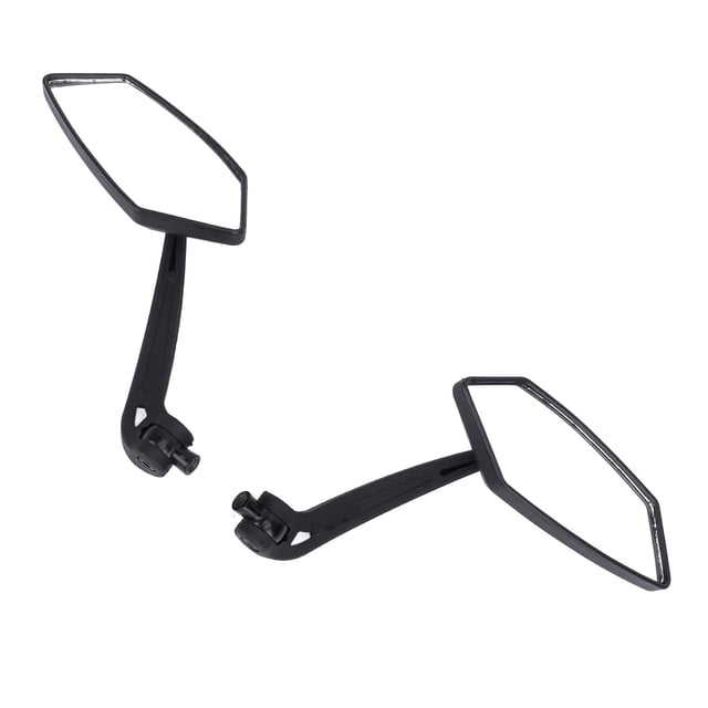 Espejo de Motocicleta, Espejo de Manillar Visón Gran Angular Pernos Roscados de 8 mm Fácil Instalación Girando para Vehículos Fuer de Camino