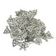 thumbnail image 1 of Dijes para hacer joyas Soledad con nudos triangulares de Plata 15 x 17 mm Paquete de 50 piezas, 1 of 7