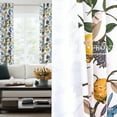 thumbnail image 6 of Topfinel Fancy Hummingbird Patterned Curtain,White Curtains for Living Room, Thermal Insulated Blackout Curtains for Bedroom, Floral Vintage Lemon Curtains 84 inch Length 2 Panels Set, 6 of 11