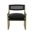 thumbnail image 7 of TOV Furniture Harlow Black Vegan Leather Armchair, 7 of 7