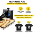 thumbnail image 3 of VEVOR Heat Press 16x24, 1700W Power Heat Press Machine, Fast Heating, High Pressure Heat Press Machine for T-Shirt, Digital Industrial Sublimation Printer for Heat Transfer Vinyl, Easy to Use, Black, 3 of 9
