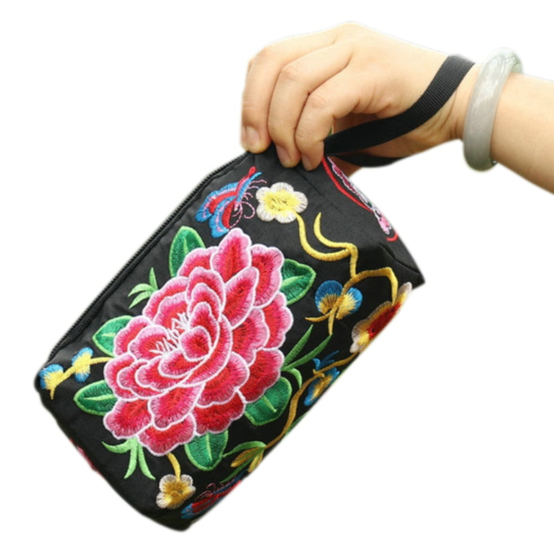Ethnic Carpet Patterned Zippered Pouch Bag 100 Pieces Coin Purse Wholesale 