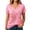 Pink, variant on JULMCOMO Breast Cancer Shirts for Women V Neck Floral Pink Ribbon Print Breast Cancer Awareness Loose Comfy Tshirts Casual Soft Graphic Tees Light pink M