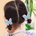 thumbnail image 6 of 2000s Hair Scrunchies Sequined Butterfly Hair Tie Scrunchy Elastic Hairpieces Hair Rope Lady Hair Decoration, 6 of 9