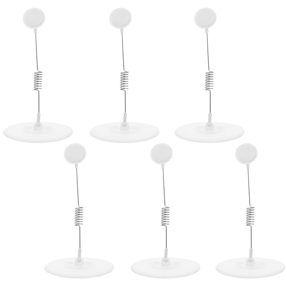 Worgeous 6pcs Standing Sign Holder Swing Sign Holder Prices Tag Display Stands Menu Holder Poster Stand Plastic Massage Sign Table Sign Holder