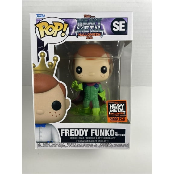 Funko Pop! Heavy Metal Halloween: Freddy as Mysterio Limited Edition: 5,000 Pieces
