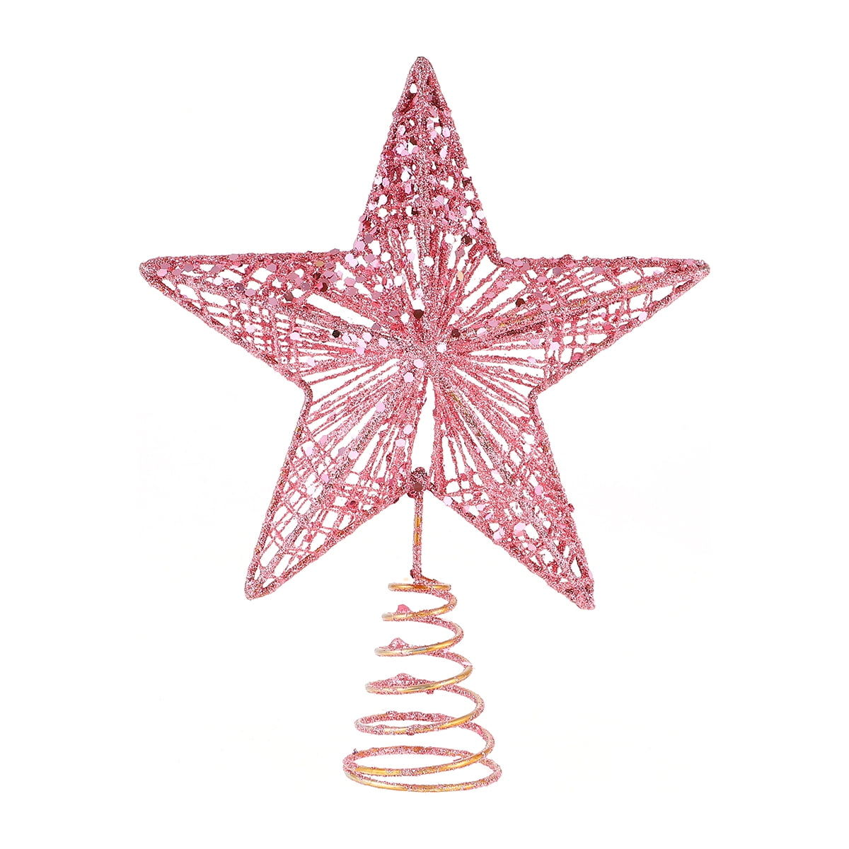 HOMEMAXS 1Pc Exquisite Iron Art Christmas Tree Ornament Tree Star