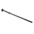 thumbnail image 3 of Utopia Alley Rustproof Wall Mounted L-Shaped Corner Rod | Vertical Ceiling Support Bar for Shower Curtain Rod, Includes Flange and Eyeloop, Black Finish (13.83"L x 2.36"W), 3 of 9