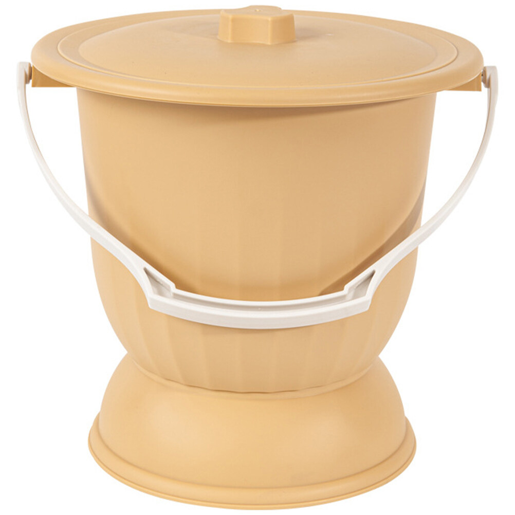 Chamber Pot with Cover Household Maternity Spittoon Urine Pot Bedpan