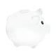 thumbnail image 3 of Alcancía de cristal con forma de cerdito, con forma de animal, para ahorrar dinero, de cristal, bonita. Transparente, 3 of 9