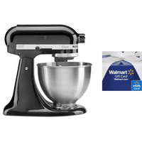 KitchenAid K45SSWH Classic White 4.5-Qt. Stand Mixer with Tilt-up Mixer Head, 10 Speed Control