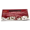 thumbnail image 2 of KSA 50-Count Clear Perm-O-Snap Mini Christmas Light Set, 2.5ft Green Wire, 2 of 5