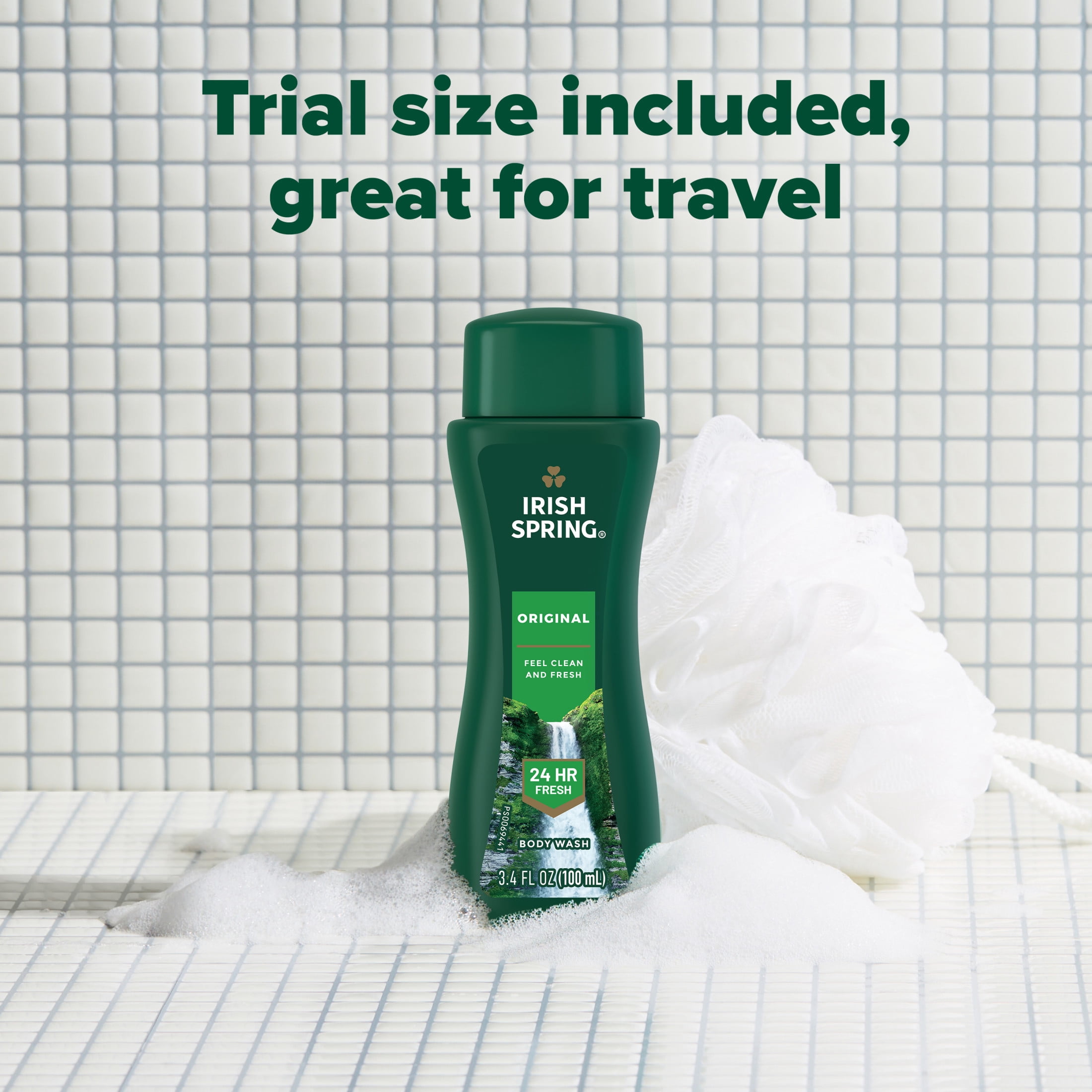 (1 pack) Irish Spring Body Wash Winter Gift Set, Original Scent, Feel Fresh All Day, Holiday Gift Set For Men, 4 Piece Gift Set