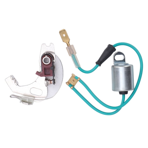Conjunto de Puntos de distribuores de Encendido, Larga Vida útil de los Puntos de Distribuidor y la Estructura de Metal del Condensador Fácil de Usar Para El Vehículo