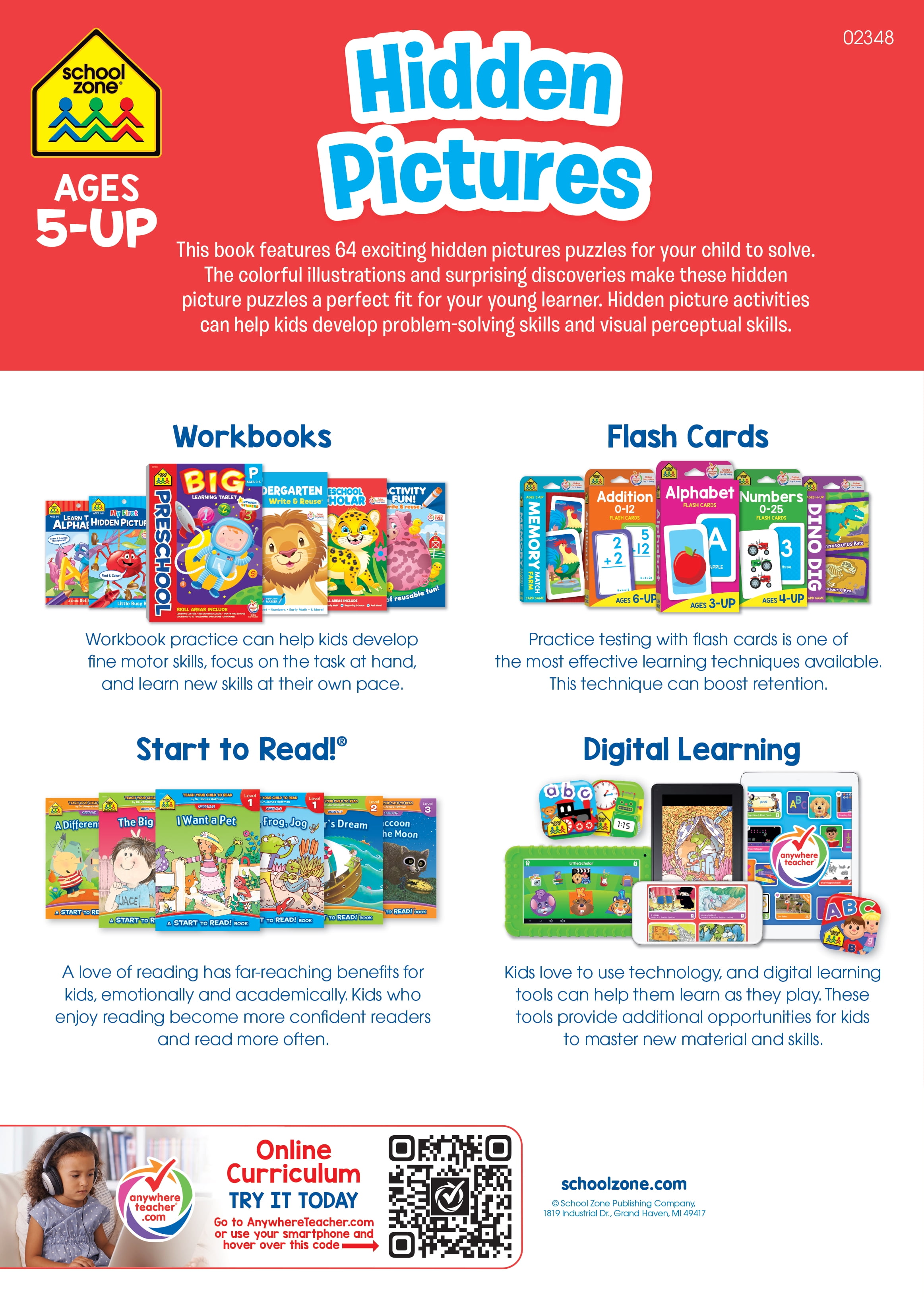3次元 公式ガイドブック 7巻セット 2013、2018-2023 School Zone Hidden Pictures Workbook - Walmart.com