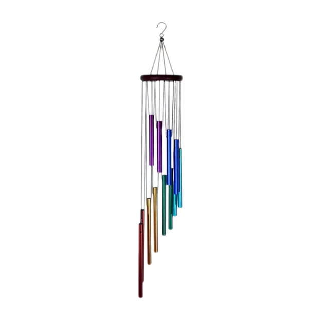 Campana de viento de resonancia profunda con tubos de aluminio engrosados, campana de viento grande para exteriores Vistoso