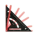 thumbnail image 4 of 7inch Triangles Ruler, Triangles Ruler Rafter Square Protractor, High Precisions Aluminum Triangles Ruler Layout Measur, 4 of 8