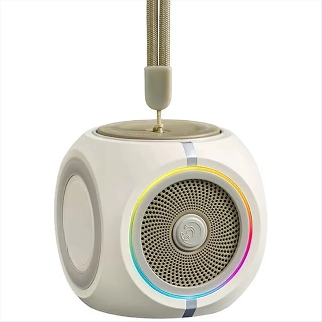Altavoz Bluetooth Portátil con Giroscopio y Luces RGB, Mini Subwoofer y Juguete Antiestrés. ¡Ideal para Regalar .