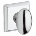 thumbnail image 3 of Baldwin Reserve Enelltsr003 Entry Ellipse Knob And Traditional Square Rose With 6Al Latch And Dual Strike Lifetime Brass Finish, 3 of 5