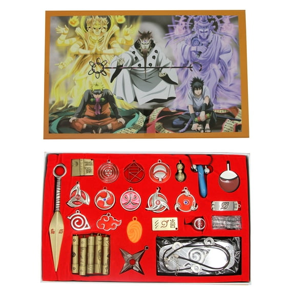 Item, Weapon, & Headband - Naruto Necklace & Keychain 28 pc. Pendant