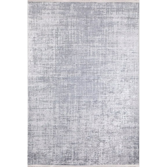 Kingisepp Grey Modern Polyester Area Rugs for Living Room Washable Rugs Boho Moroccan Area Rug Soft Geometric Bohemian Carpet Distressed Indoor Rug for Bedroom Dining Room Office Nonslip Rug