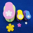 thumbnail image 1 of Worldoor 3 Pieces Punch 2 Inch 1 Inch 5/8 Inch Paper Punchers Scrapbook Craft Paper Punch (Cherry Blossoms), 1 of 4