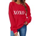 thumbnail image 4 of Pounoo Sweatshirts for Women Cute Print Graphic Crewneck Holiday Long Sleeve Shirts Oversized Casual Pullover Tops Clothes Gift, 4 of 7
