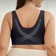 thumbnail image 6 of Bras for Women,Verachics Lilymiss Luna Hug Front Closure Bra for Seniors with Back Shaping Support and Comfortable Design,Sports Bras for Women,Black,XL, 6 of 6