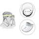 thumbnail image 5 of Visera Gorro Deportivo Protector Solar Y Rayos UV | para Exteriores Hombre/Mujer (Blanco/Negro) MIMA 2 Moderno, 5 of 5