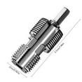 thumbnail image 2 of Yonrjhukm Water Pipe Threading Tool, 2-in-1 Electrics Drill Type Pipe Tapping Device for Internal and External Thread Cutting, Durable Carbon Steel for Professionals and DIY, 2 of 6