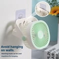 thumbnail image 4 of Aoznliie USB Desk Fan, 3 Speeds & 360° Rotation Portable Rechargeable Small Fan , Quiet Personal Cooling Device for Office Dorm Travel, 6.7 Inches, 4 of 9