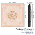 thumbnail image 2 of Floral Mahjong Mat with Rules, 31.5*31.5in Anti Slip American Mahjong Mat for Table, Noise Reduction, Neoprene Mah jongg Mats with Carrying Bag & 3 Dices, Mahjong Supplies Gift, Board Tile Games Mats, 2 of 7